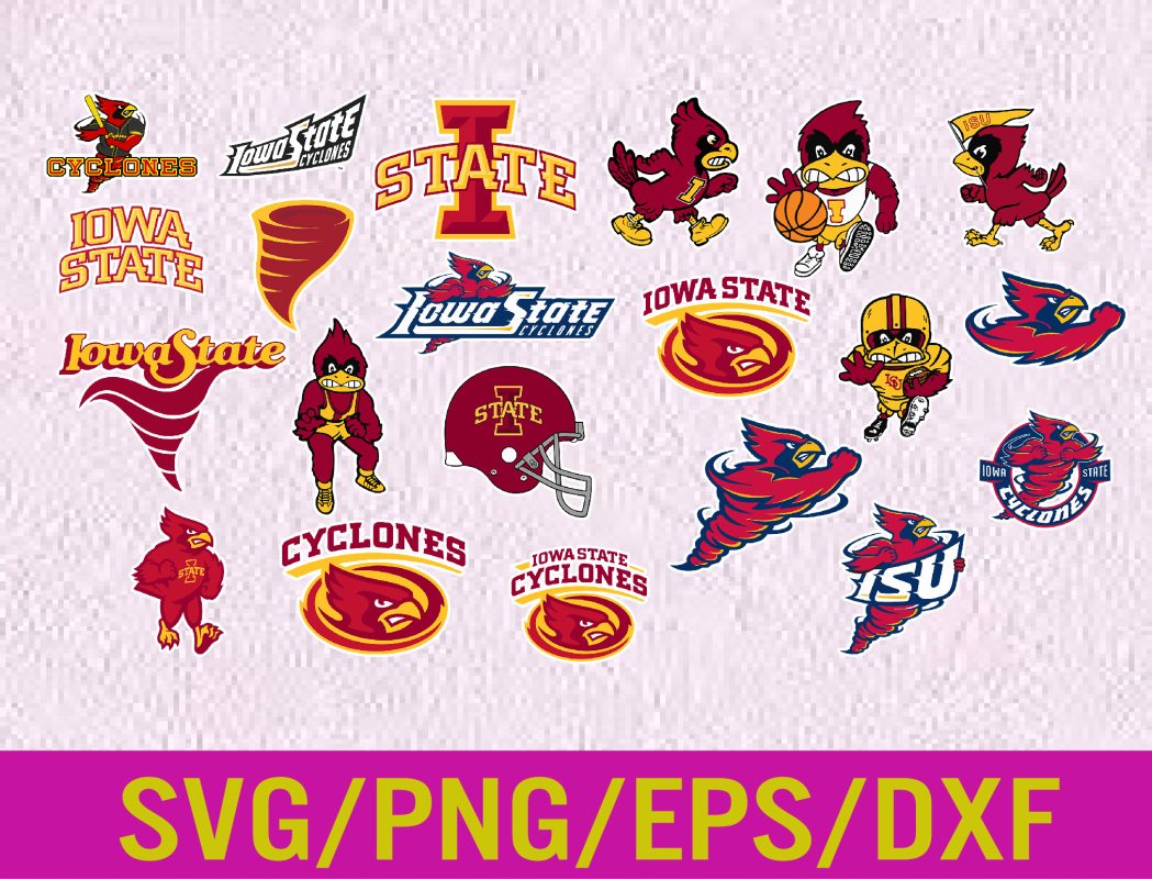 Iowa State Logo Bundle Logo Svg Png Eps Dxf N C Aa Logo 2301