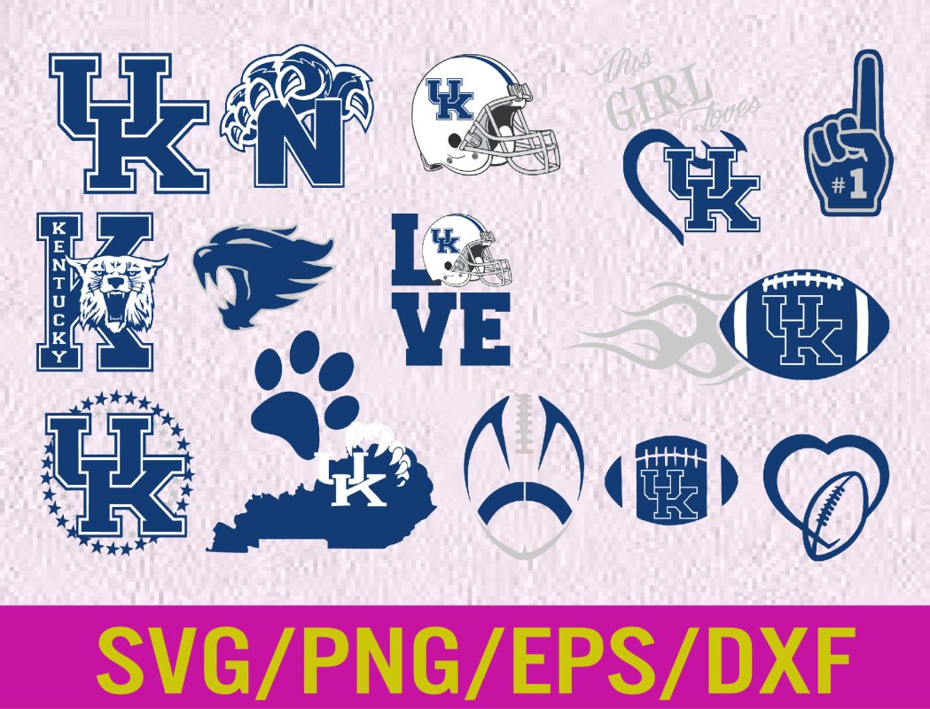 Kentucky Wildcats logo, bundle logo, svg, png, eps, dxf, n-c-aa logo ...