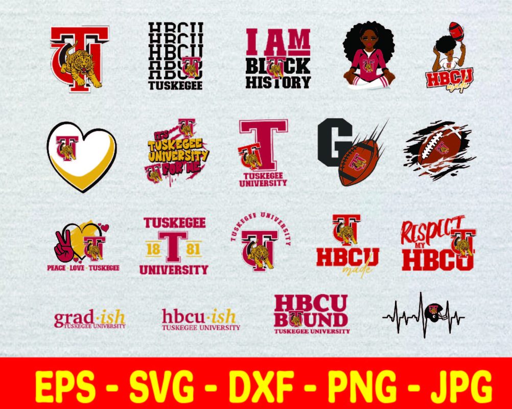 Tuskegee University Svg, HBCU Svg Collections, HBCU team, Football Svg ...