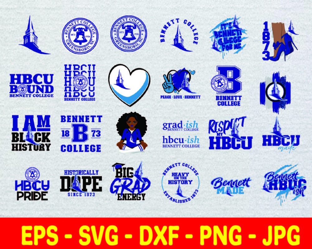 Bennett Svg, HBCU Svg Collections, HBCU team, Football Svg, Mega Bundle ...